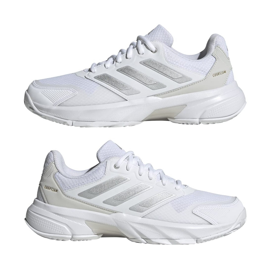 adidas Women's CourtJam Control 3 Tennis Shoes-10