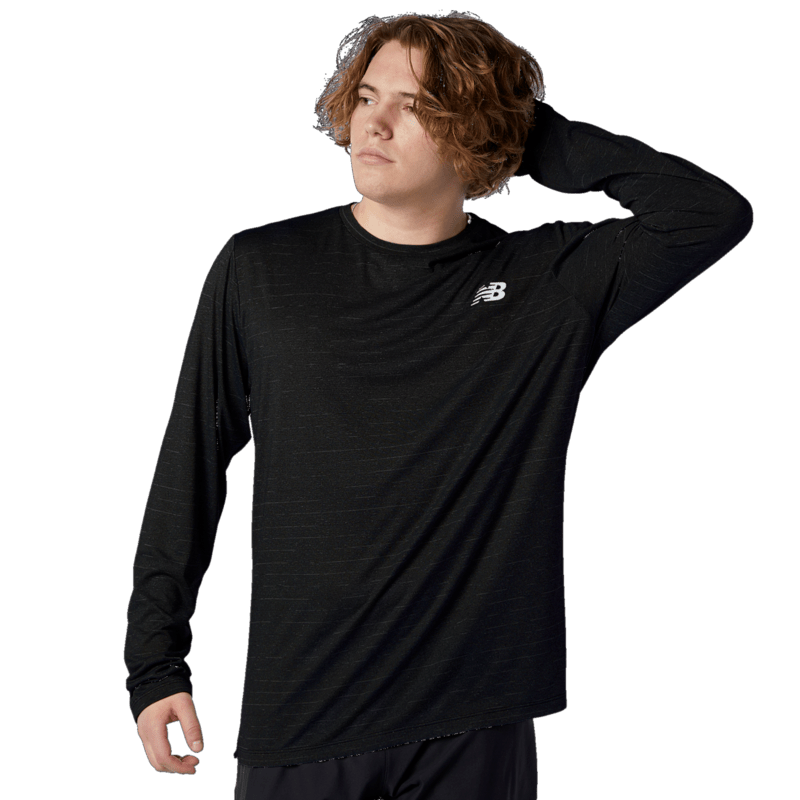 New Balance Men's Sport Tech Long Sleeve Mens Apparel Shirts & Tops