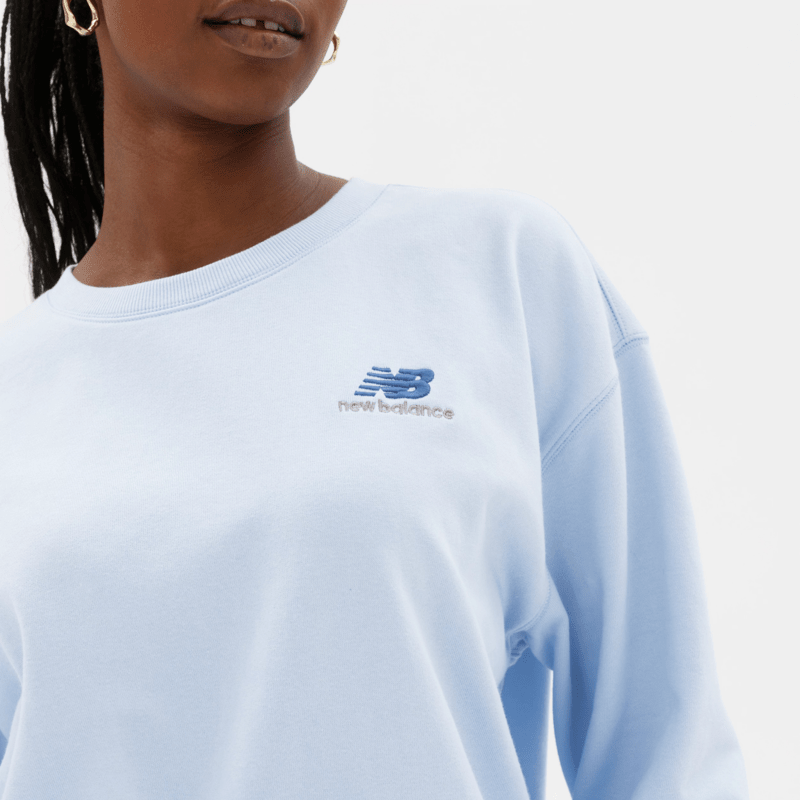 New Balance Uni-ssentials French Terry Crewneck Sweatshirt Womens Apparel Sweatshirts & Fleece