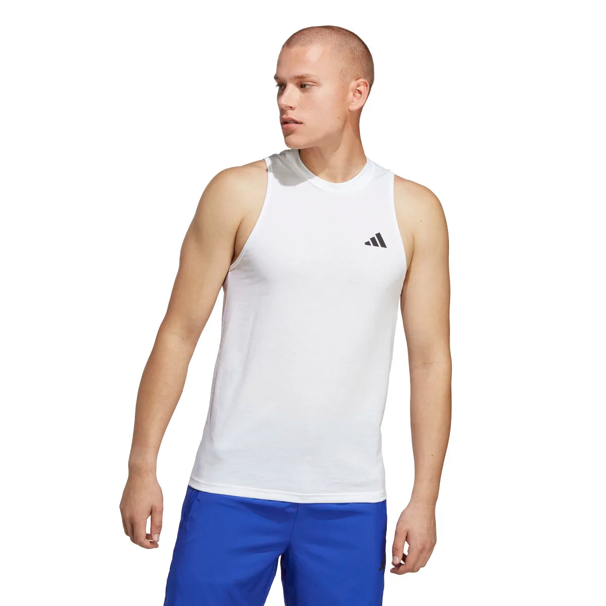 adidas Men's Train Essentials Sleeveless Logo T-Shirt Mens Apparel Shirts & Tops