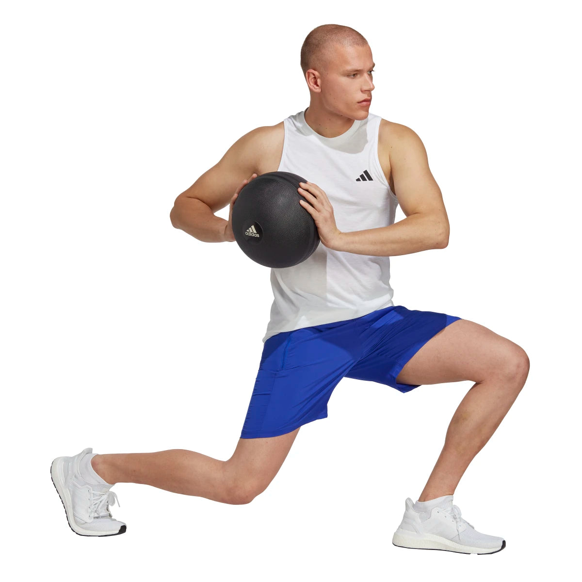 adidas Men's Train Essentials Sleeveless Logo T-Shirt Mens Apparel Shirts & Tops