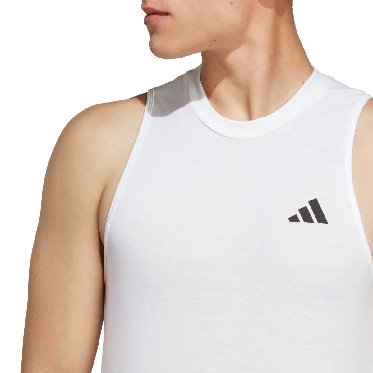 adidas Men's Train Essentials Sleeveless Logo T-Shirt Mens Apparel Shirts & Tops