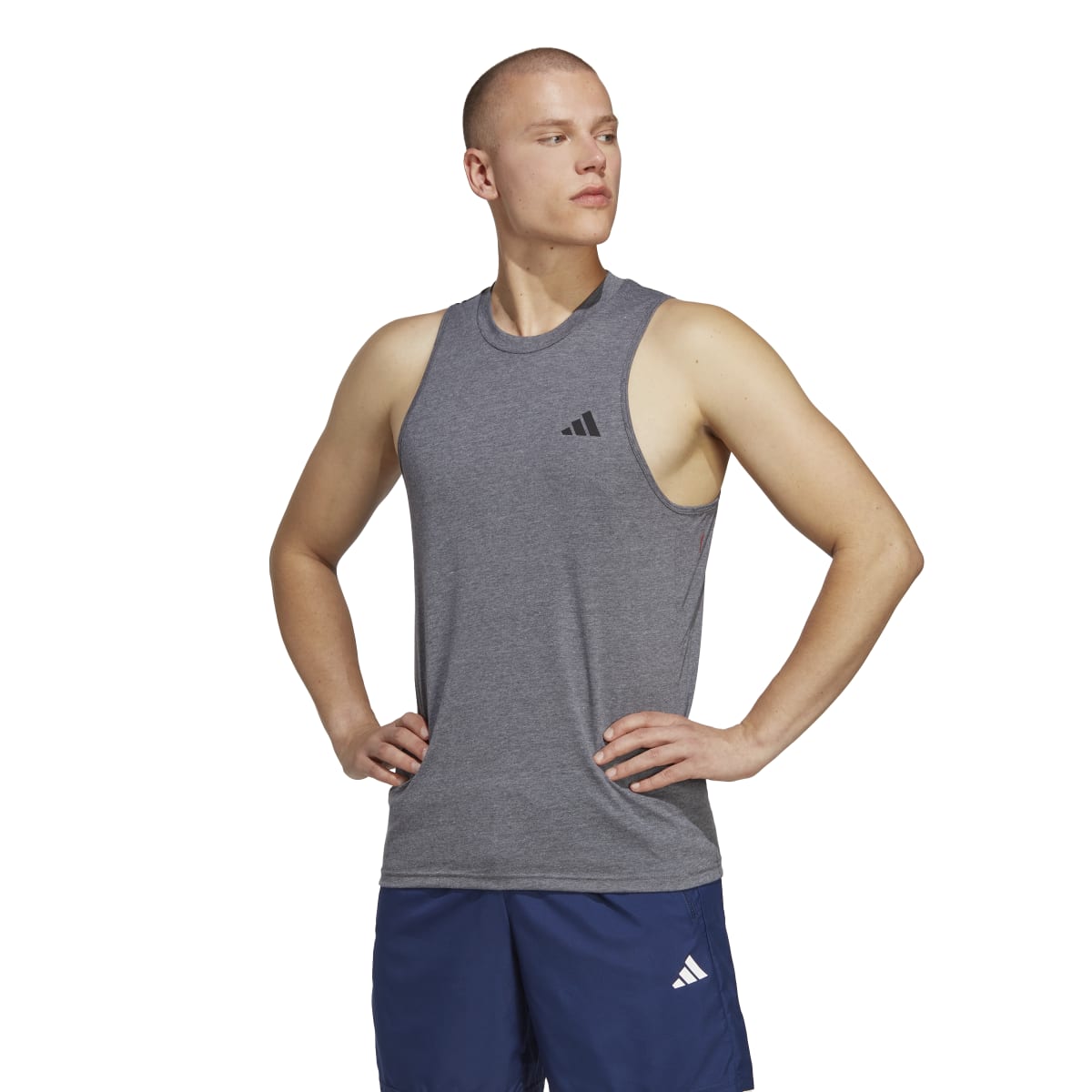 adidas Men's Train Essentials Sleeveless Logo T-Shirt Mens Apparel Shirts & Tops