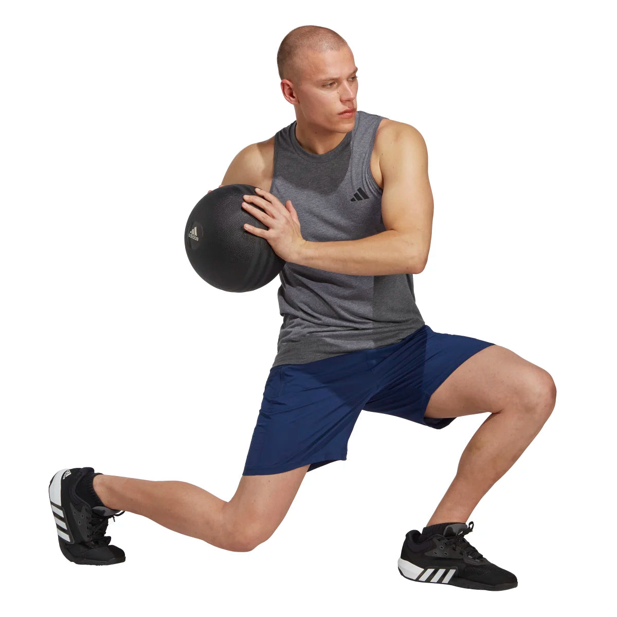 adidas Men's Train Essentials Sleeveless Logo T-Shirt Mens Apparel Shirts & Tops