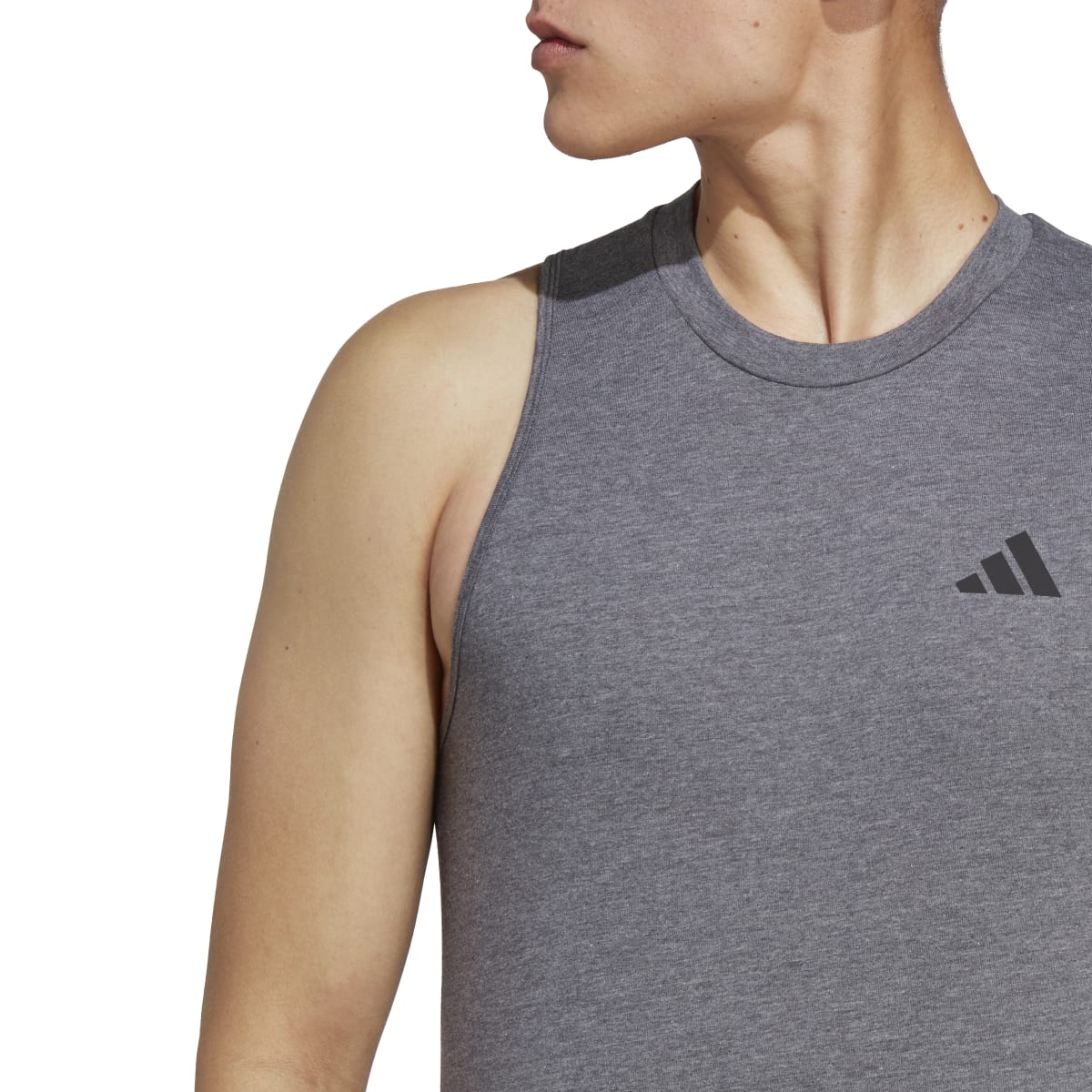 adidas Men's Train Essentials Sleeveless Logo T-Shirt Mens Apparel Shirts & Tops