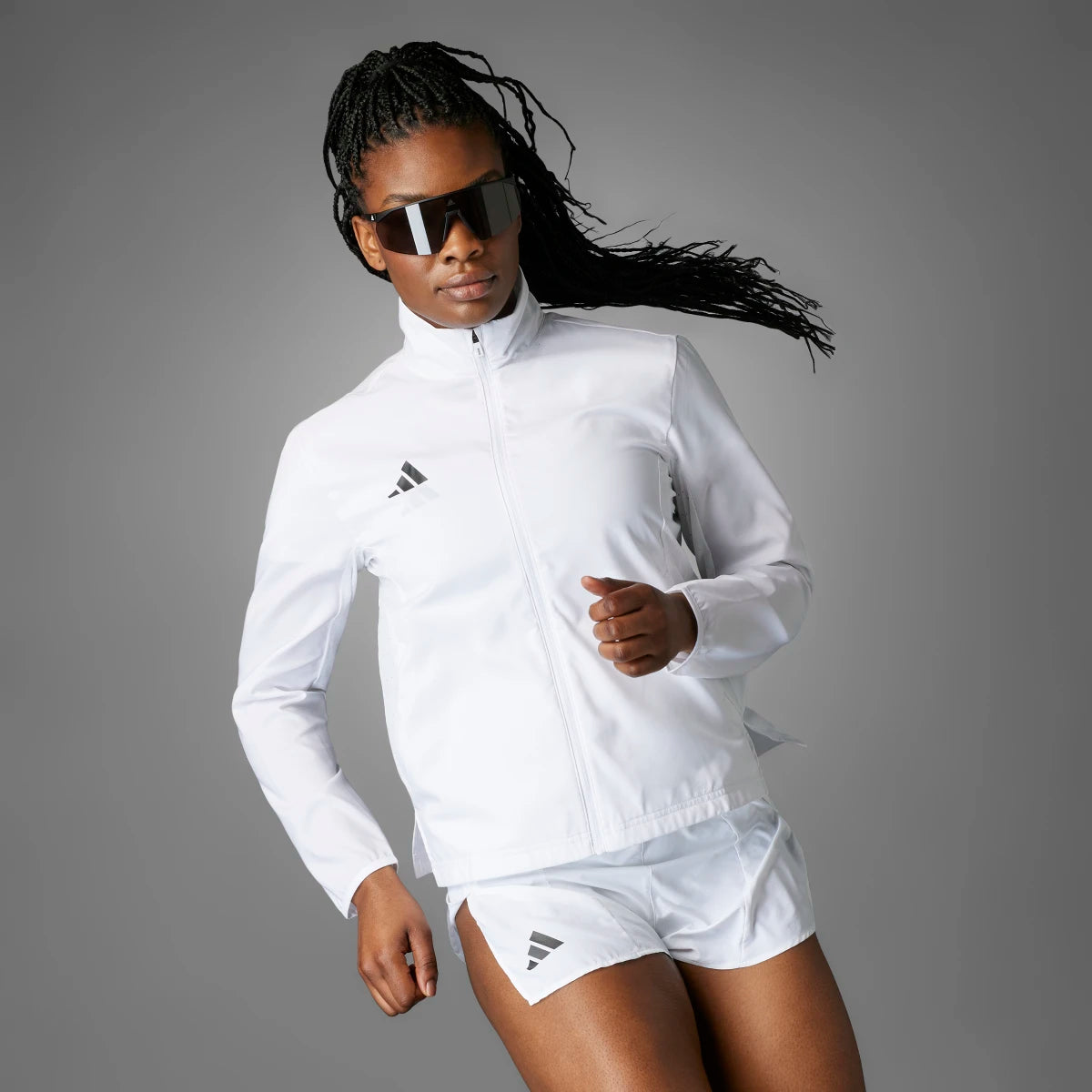 adidas Women's Adizero Essentials Running Jacket Womens Apparel Jackets & Vests