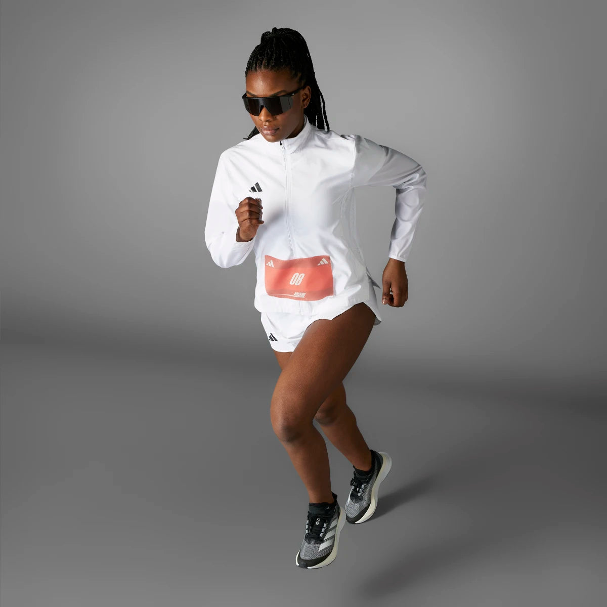 adidas Women's Adizero Essentials Running Jacket Womens Apparel Jackets & Vests