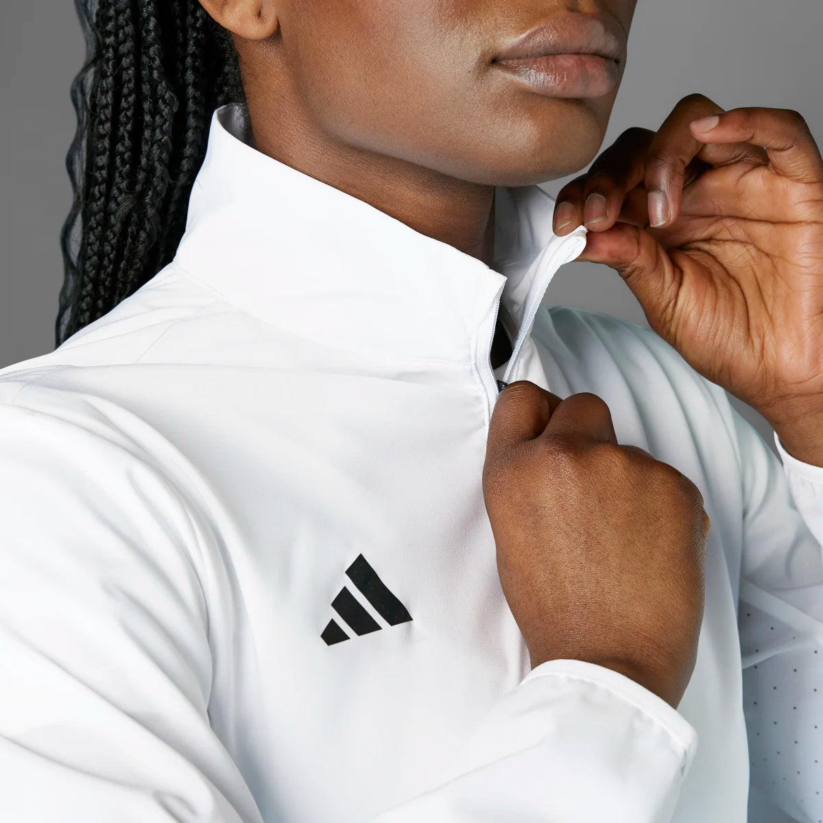 adidas Women's Adizero Essentials Running Jacket Womens Apparel Jackets & Vests