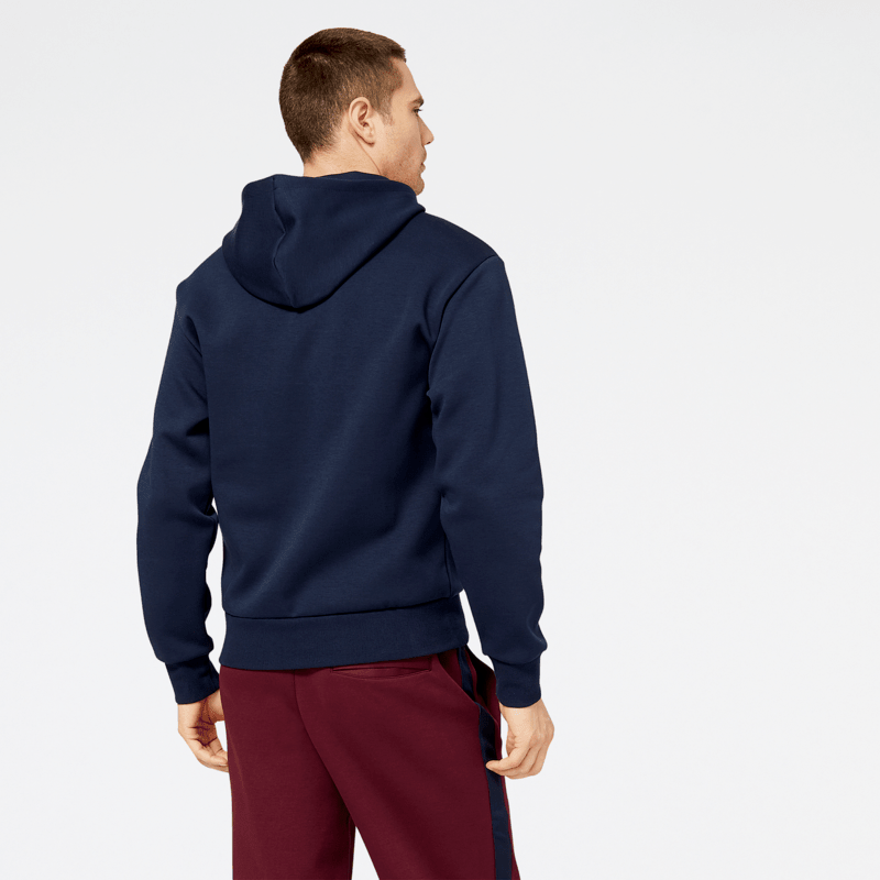 New Balance Men's Hoops Abstract Fleece Hoodie Mens Apparel Sweatshirts & Fleece