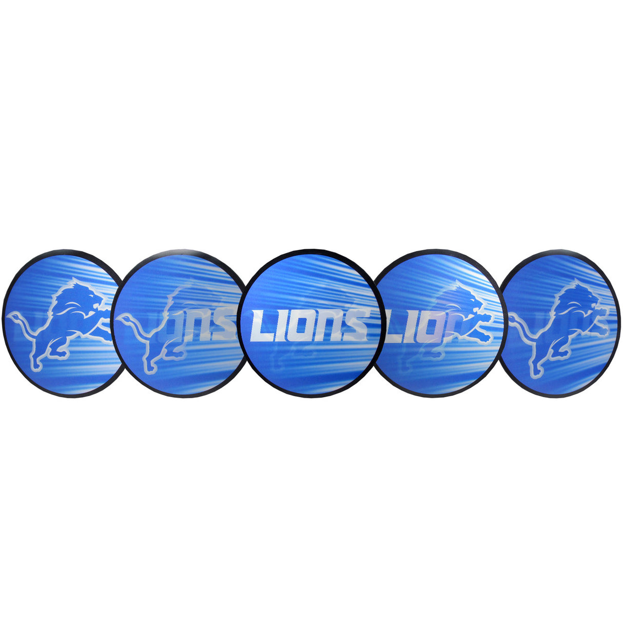 Siskiyou Detroit Lions Lenticular Decal Fan Gear NFL Detroit Lions