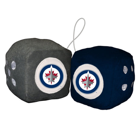 Fremont Die Winnipeg Jets Fuzzy Dice Fan Gear NHL Winnipeg Jets