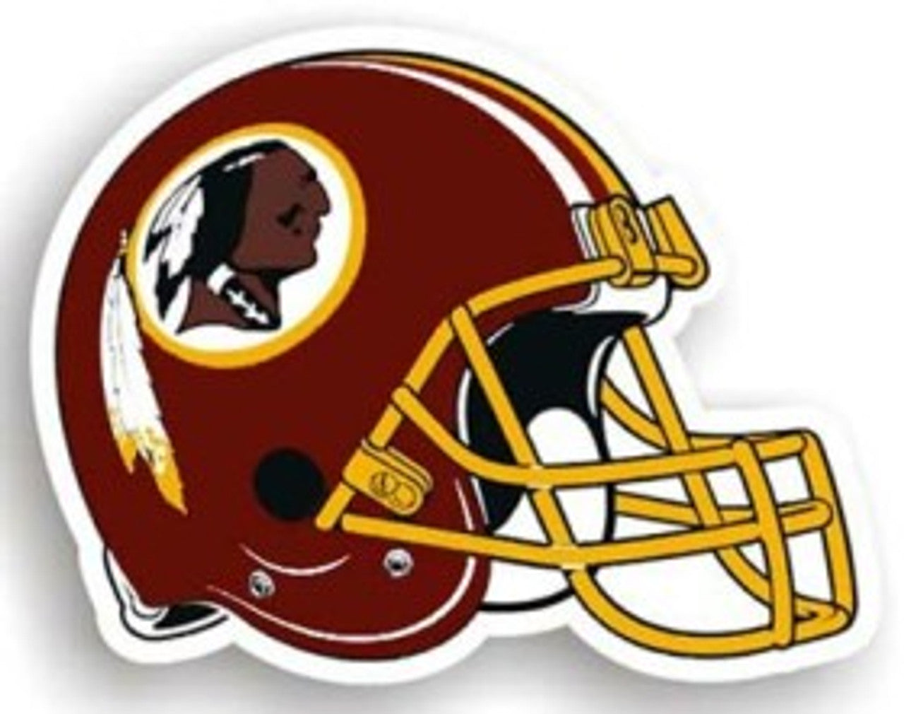 Fremont Die Washington Redskins 12 Inch Helmet Design Car Style Magnet Fan Gear NFL Washington Commanders