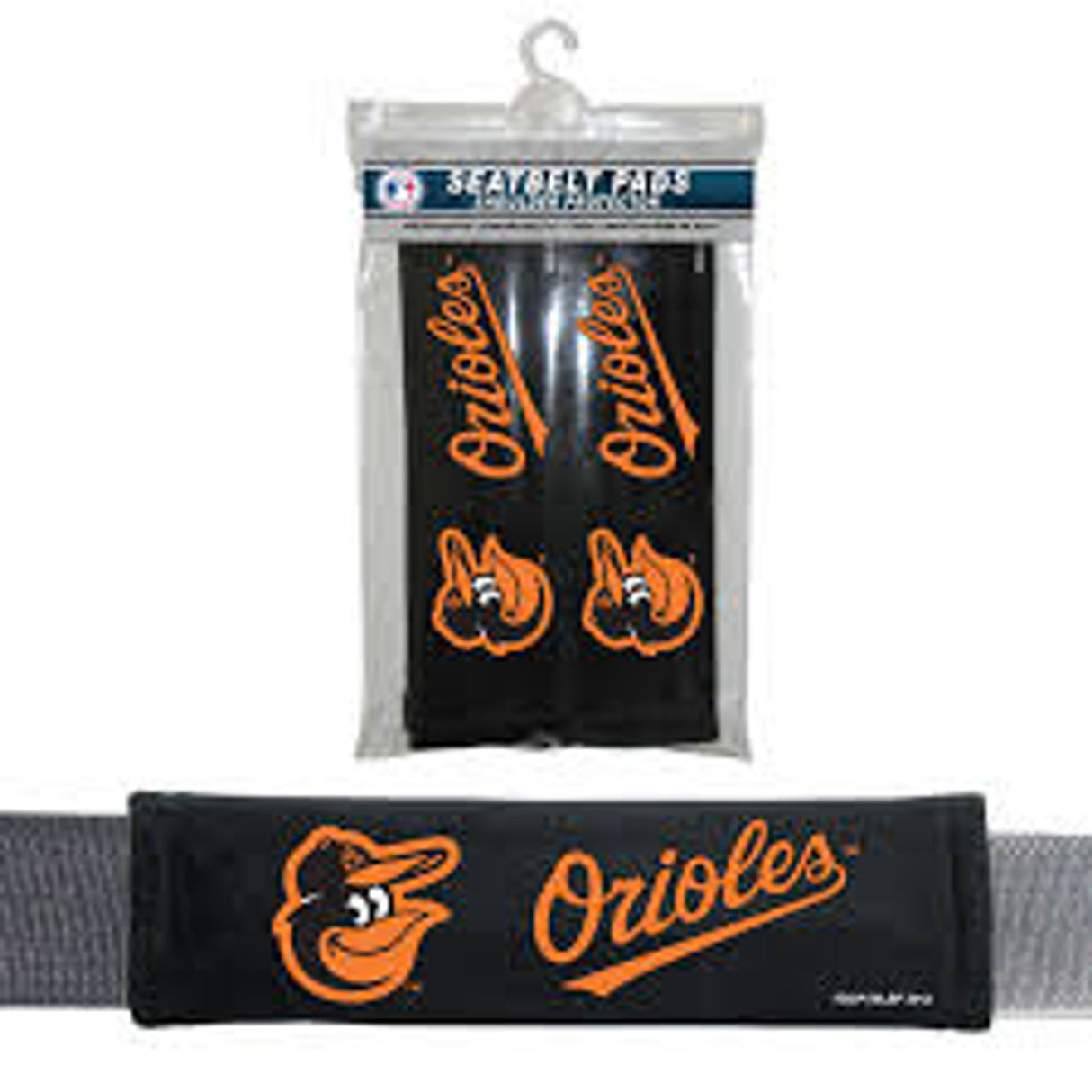 Fremont Die Baltimore Orioles Seat Belt Pads Fan Gear MLB Baltimore Orioles