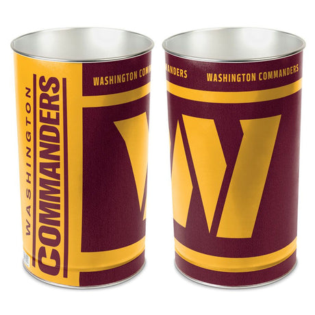 Wincraft Washington Commanders 15 Inch Wastebasket Fan Gear NFL Washington Commanders