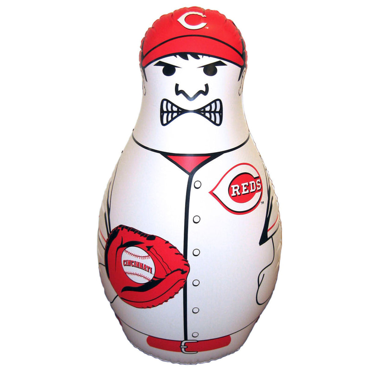 Fremont Die Cincinnati Reds Tackle Buddy Punching Bag Fan Gear MLB Cincinnati Reds
