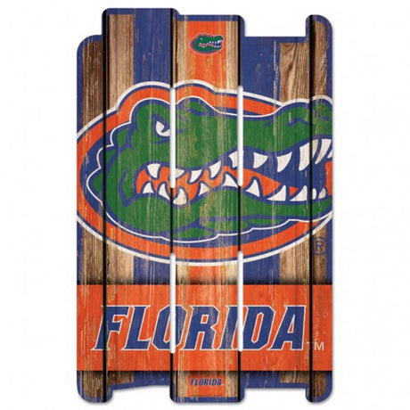 Wincraft Florida Gators Fence Style Wood Sign 11x17 Fan Gear NCAA Florida Gators