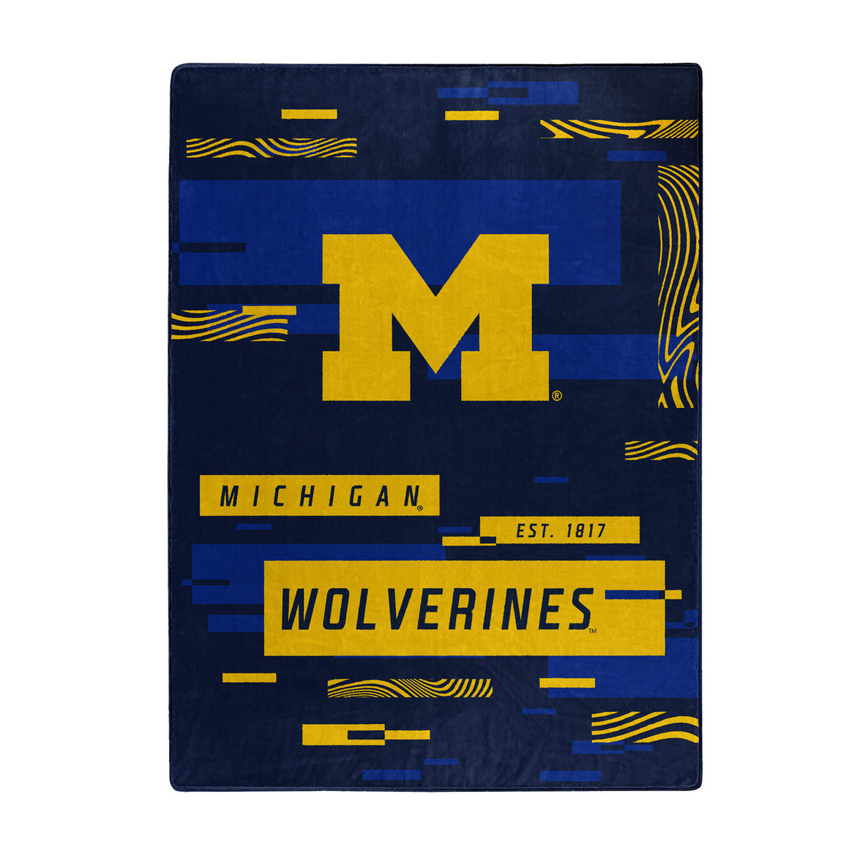 Northwest Company Michigan Wolverines Raschel Digitize Design Blanket 60x80 Fan Gear NCAA Michigan Wolverines