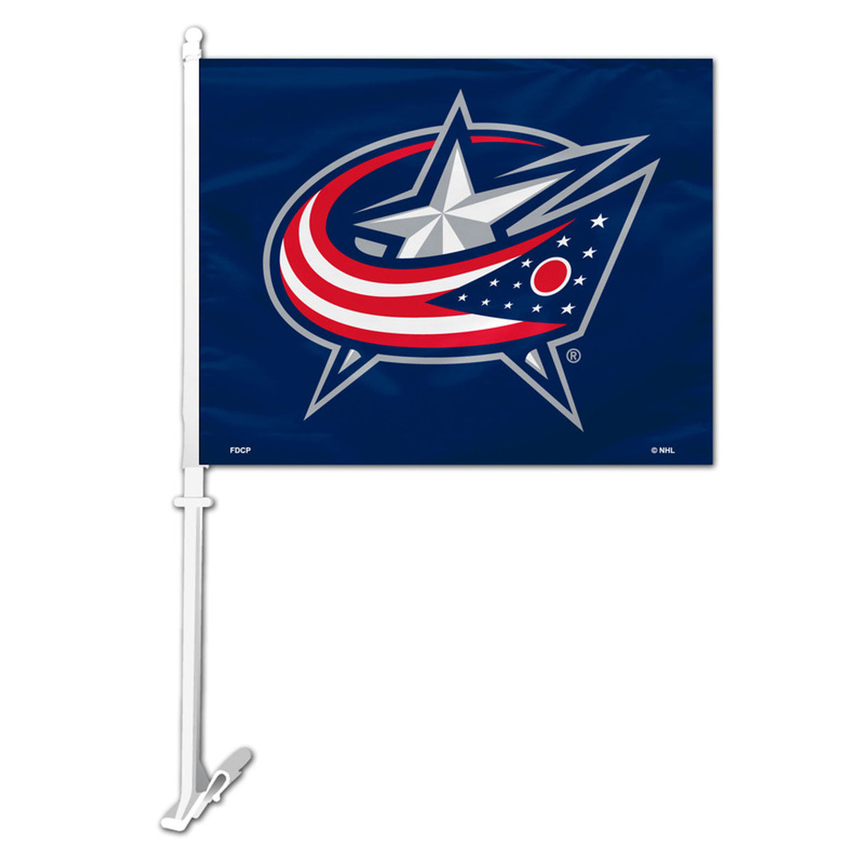 Fremont Die Columbus Blue Jackets Car Style Flag - Special Order Fan Gear NHL Columbus Blue Jackets