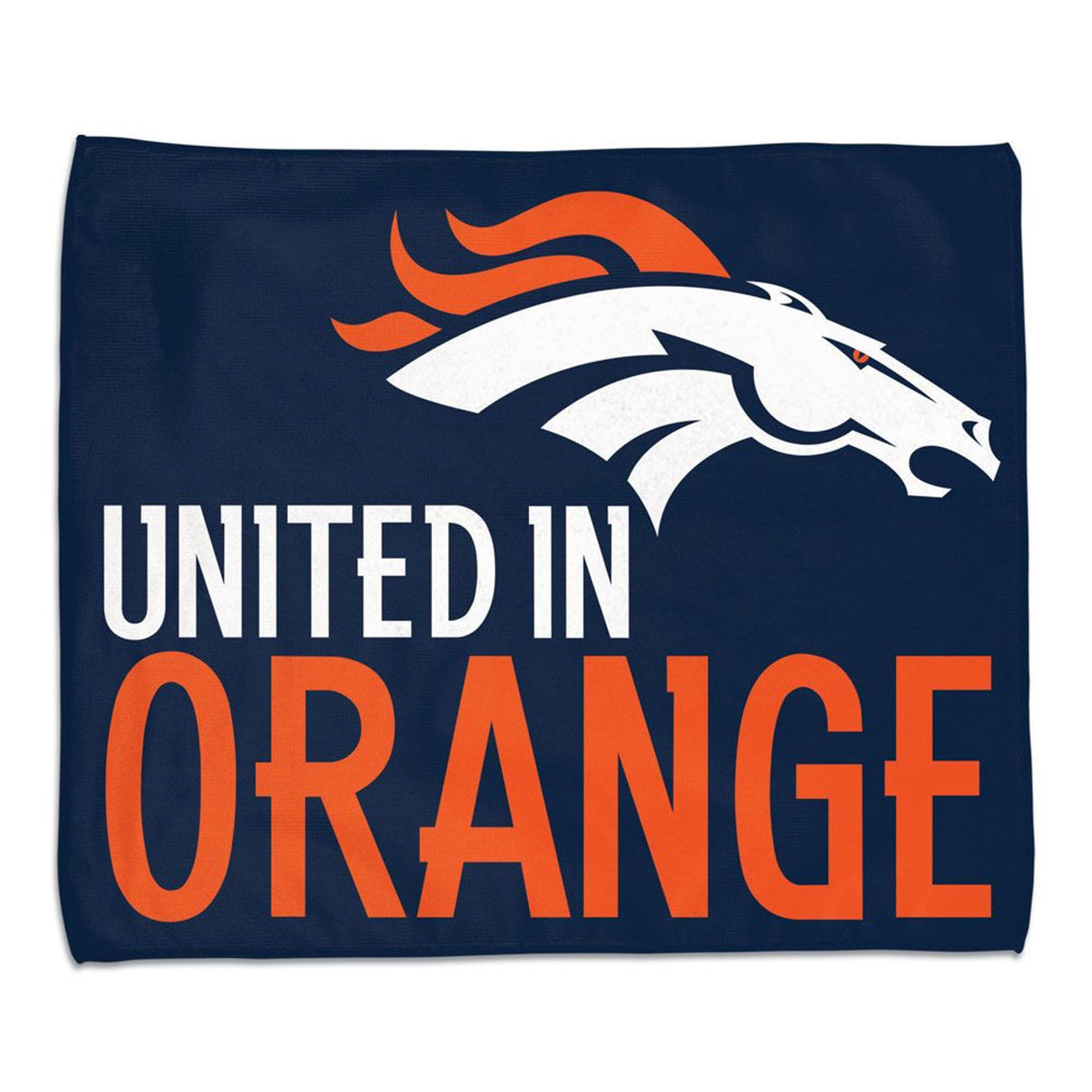 Wincraft Denver Broncos Full Color Rally Style Towel 15x18 Fan Gear MLB Denver Broncos