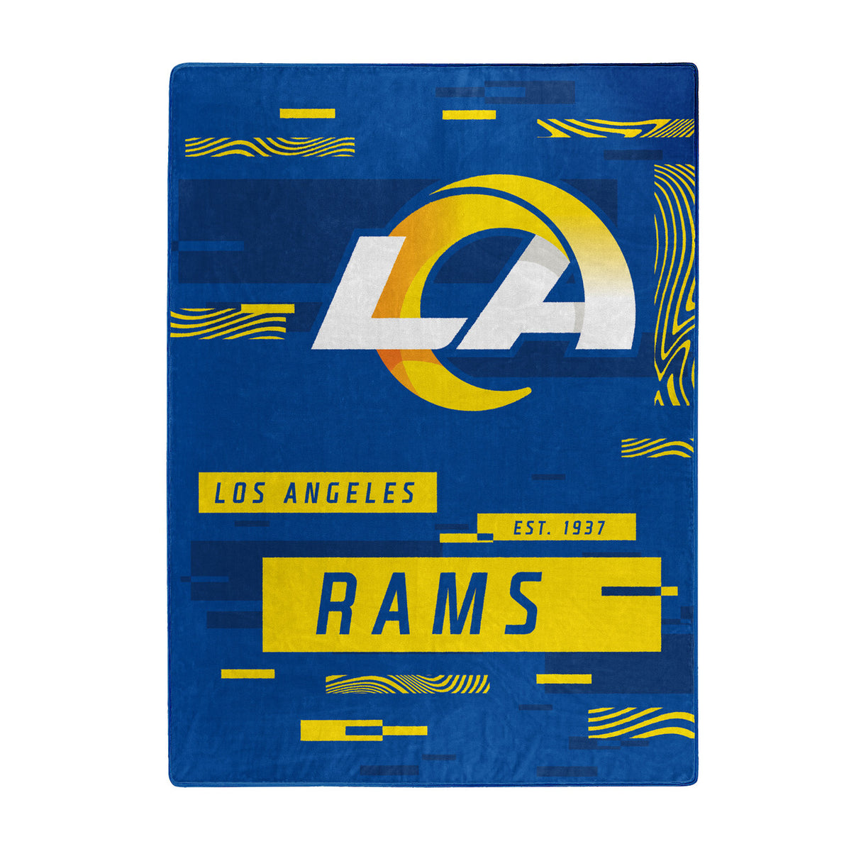 Northwest Company Los Angeles Rams Raschel Digitize Design Blanket 60x80 Fan Gear NFL Los Angeles Rams