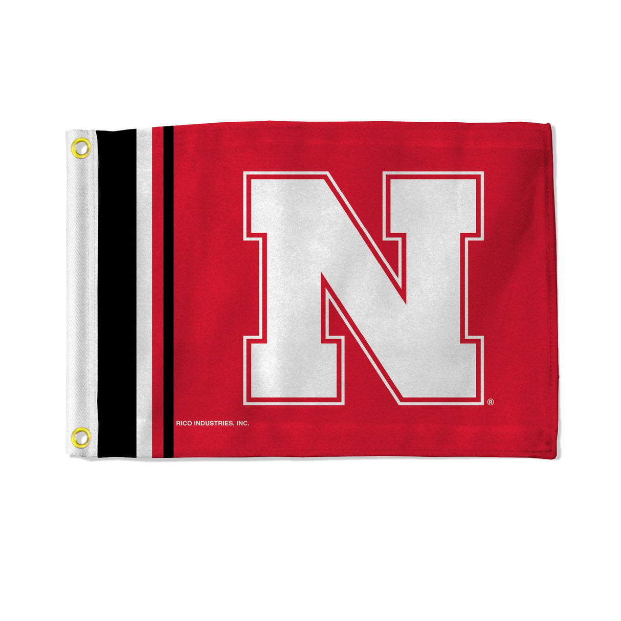 Rico Industries Nebraska Cornhuskers Striped Utility Flag 12x17 Fan Gear NCAA Nebraska Cornhuskers