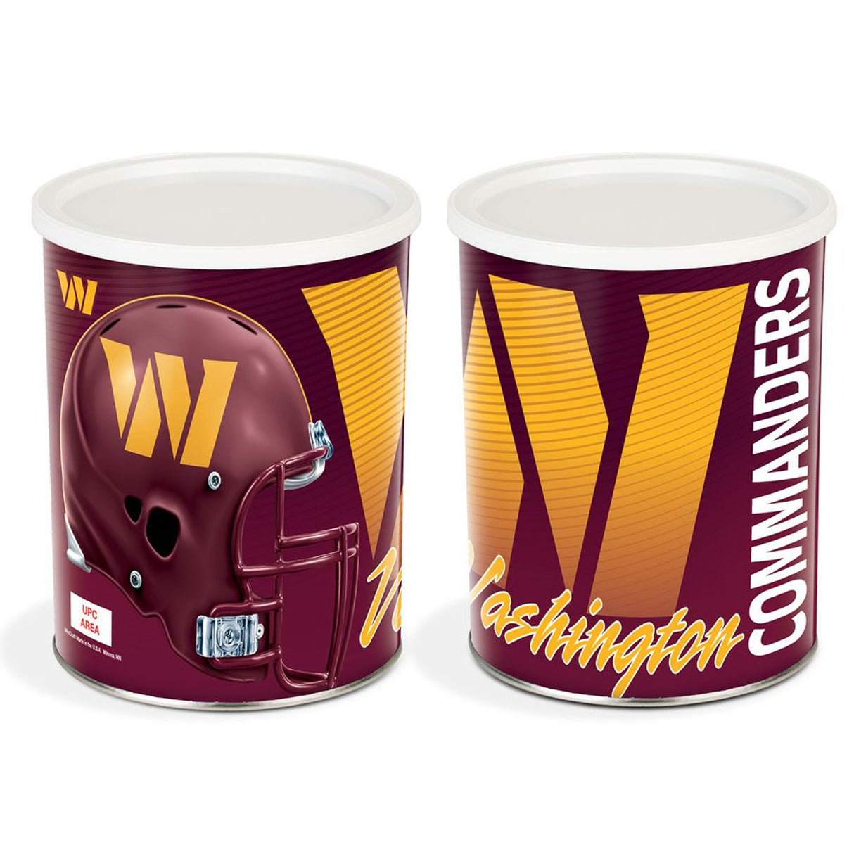 Wincraft Washington Commanders 1 Gallon Gift Tin - Special Order Fan Gear NFL Washington Commanders