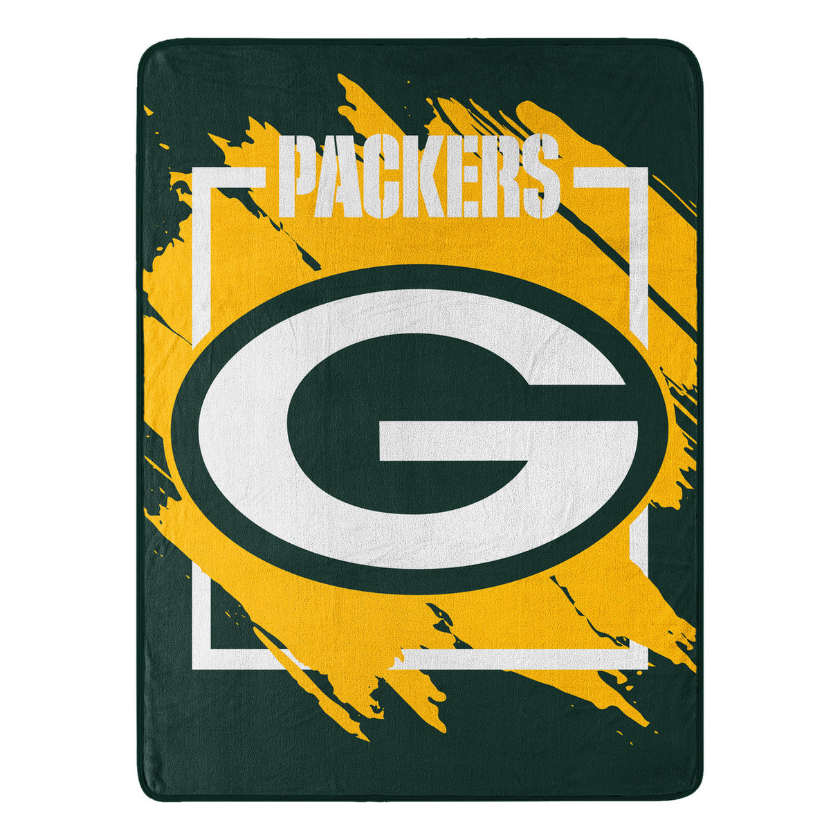 Northwest Company Green Bay Packers Micro Raschel Dimensional Design Blanket 46x60 Fan Gear NFL Green Bay Packers
