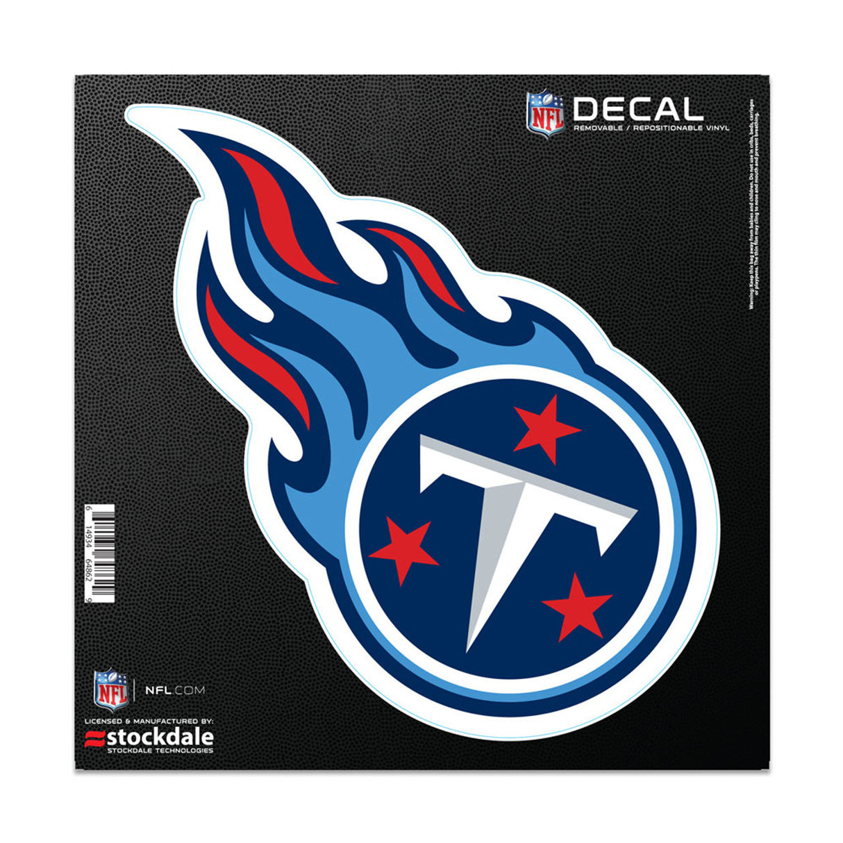 Wincraft Tennessee Titans Logo All Surface Decal 6x6 Fan Gear NFL Tennessee Titans