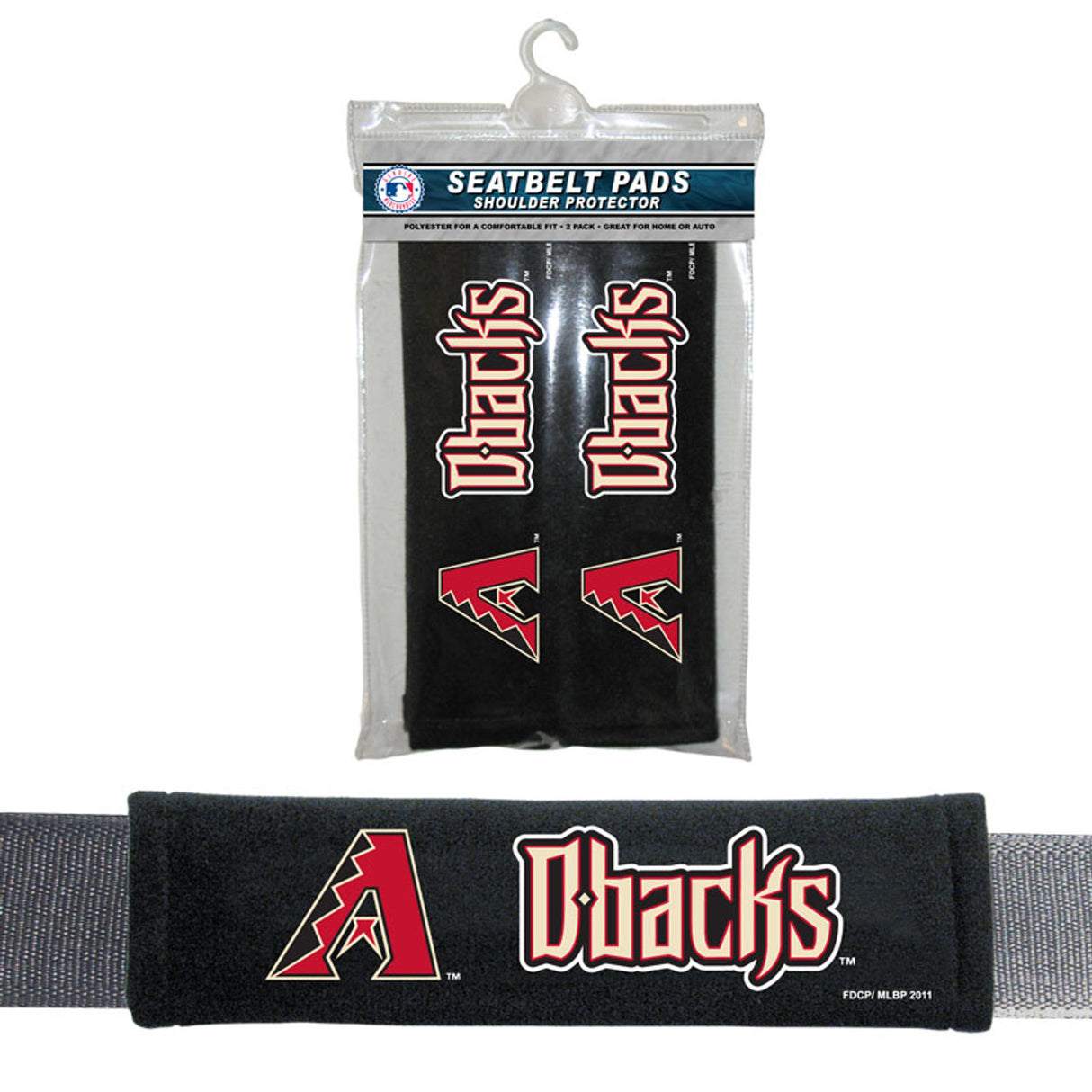 Fremont Die Arizona Diamondbacks Seat Belt Pads Fan Gear MLB Arizona Diamondbacks