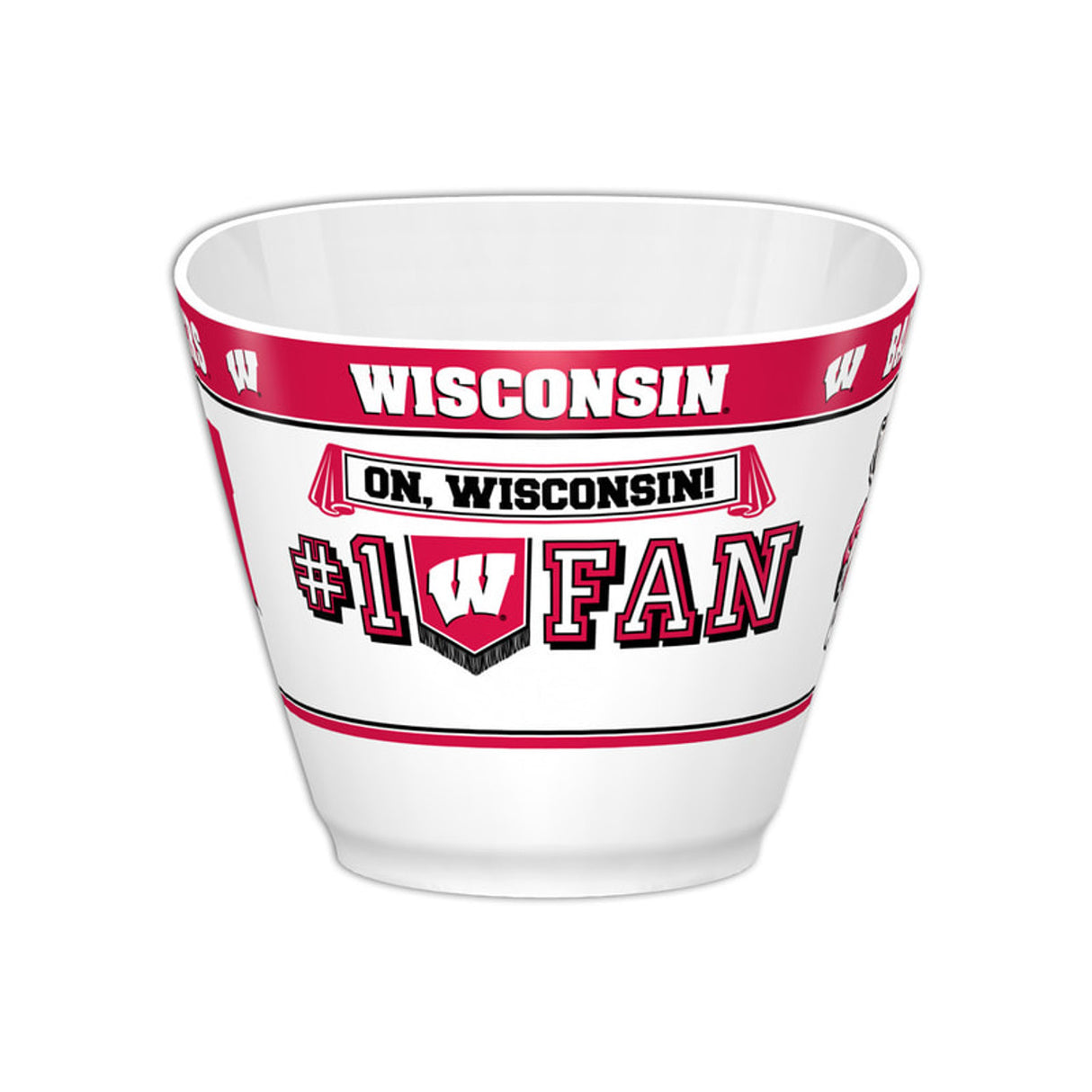 Fremont Die Wisconsin Badgers MVP Party Bowl Fan Gear NCAA Wisconsin Badgers