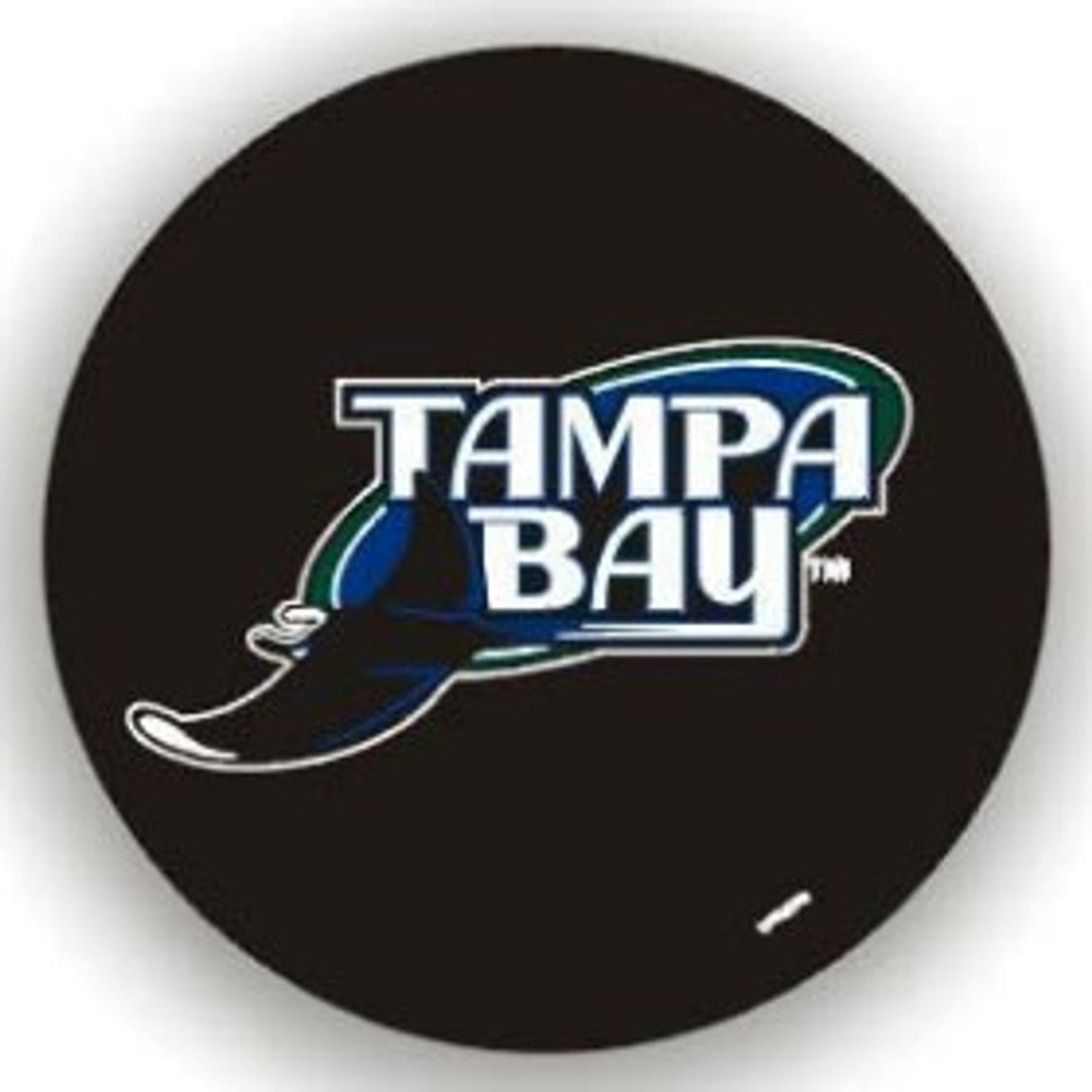 Fremont Die Tampa Bay Rays Black Standard Size Tire Cover - Special Order Fan Gear MLB Tampa Bay Rays