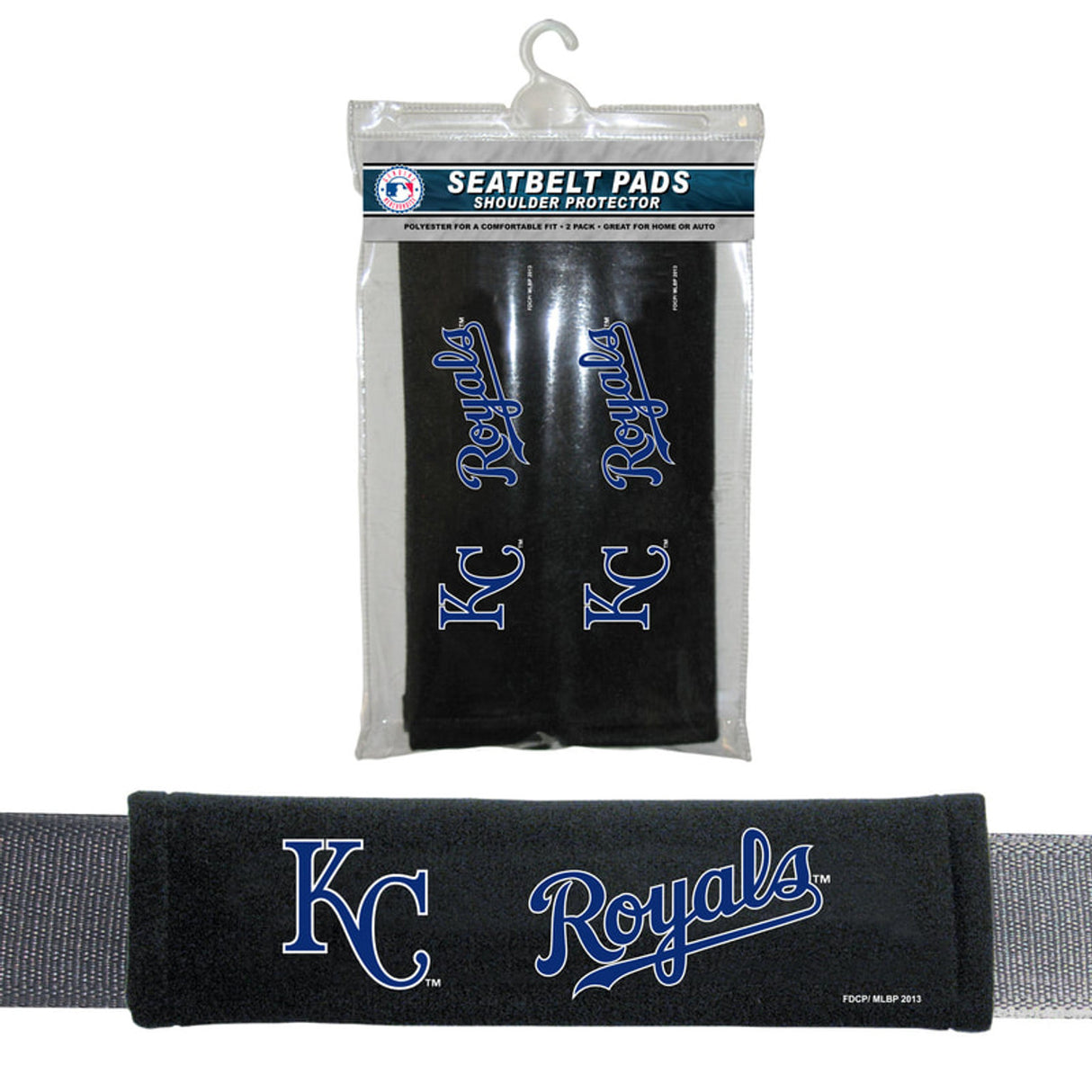 Fremont Die Kansas City Royals Seat Belt Pads Fan Gear MLB Kansas City Royals