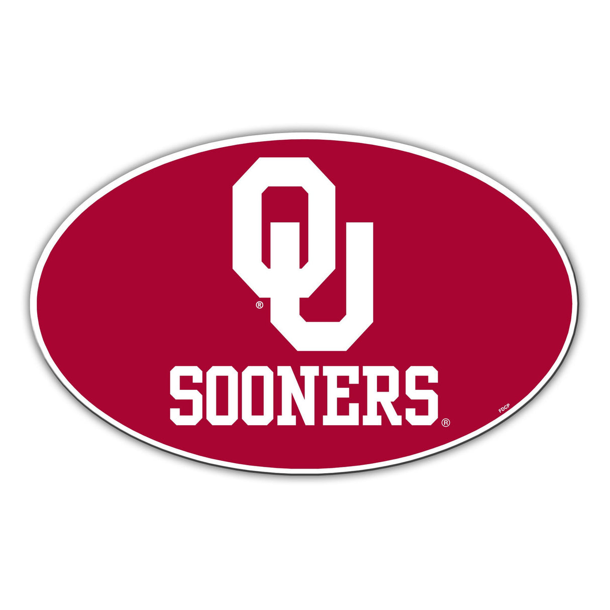 Fremont Die Oklahoma Sooners 8 Inch Car Style Magnet Fan Gear NCAA Oklahoma Sooners