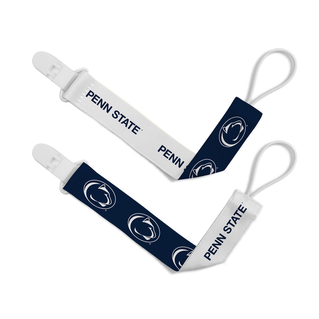 Masterpieces Puzzle Company Penn State Nittany Lions 2 Pack Pacifier Clips Fan Gear NCAA Penn State Nittany Lions