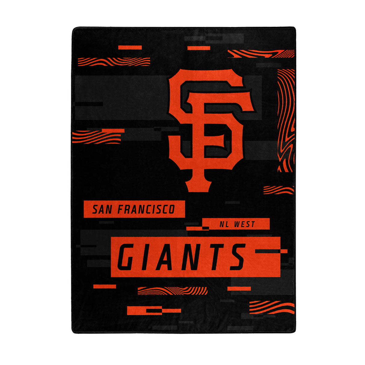 Northwest Company San Francisco Giants Raschel Digitize Design Blanket 60x80 Fan Gear MLB San Francisco Giants