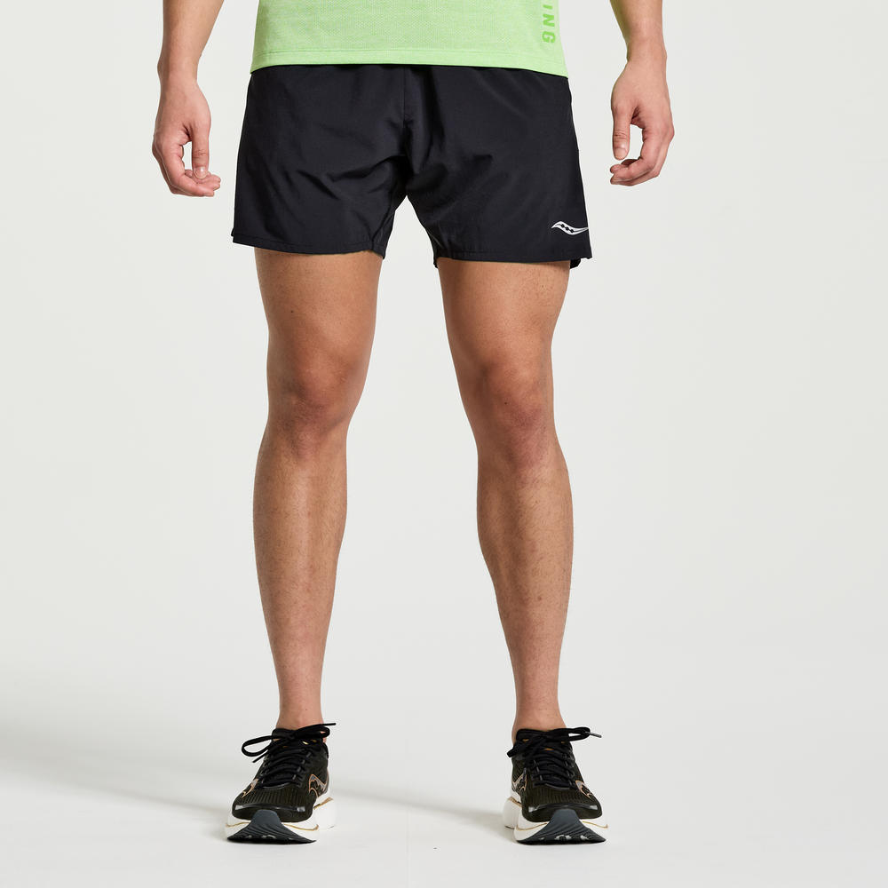 Saucony Men's Outpace 5" Short SAM800328 Mens Apparel Shorts