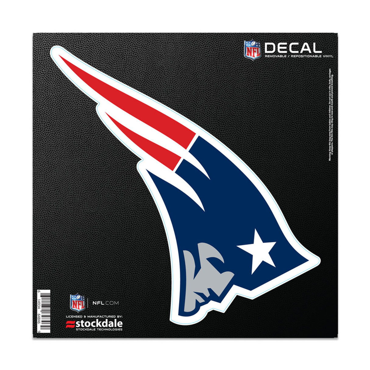 Wincraft New England Patriots Logo All Surface Decal 6x6 Fan Gear NFL New England Patriots