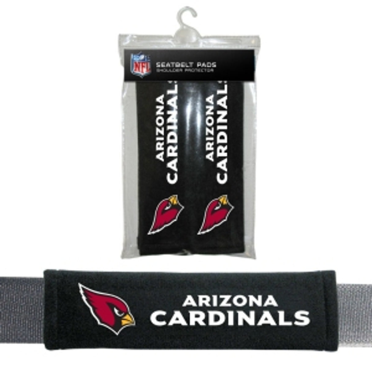 Fremont Die Arizona Cardinals Seat Belt Pads Fan Gear NFL Arizona Cardinals