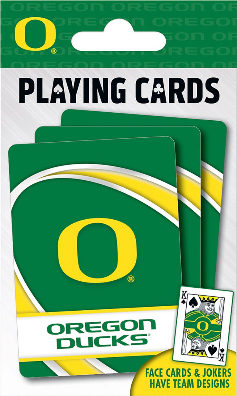 Masterpieces Puzzle Company Oregon Ducks Logo Playing Cards Fan Gear NCAA Oregon Ducks