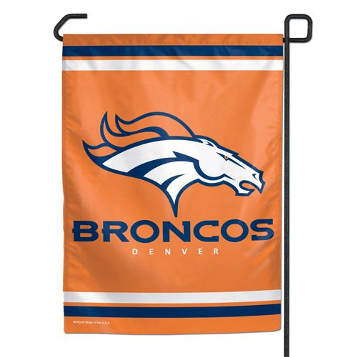 Wincraft Denver Broncos Sided8 Garden Style Flag 12x12 Fan Gear NFL Denver Broncos