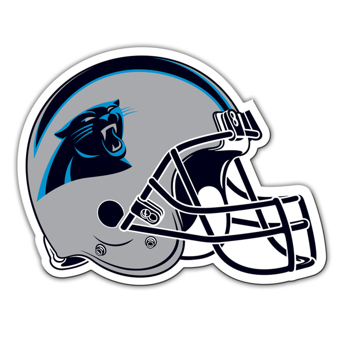 Fremont Die Carolina Panthers 8 Inch Car Style Magnet Fan Gear NFL Carolina Panthers