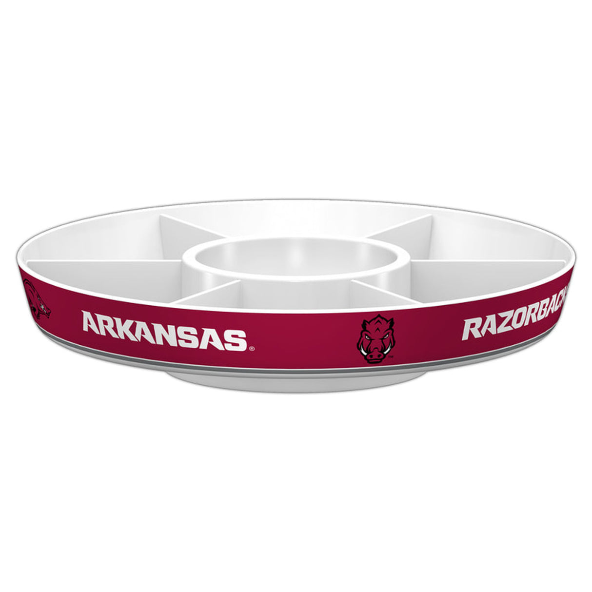 Fremont Die Arkansas Razorbacks Party Platter Fan Gear NCAA Arkansas Razorbacks
