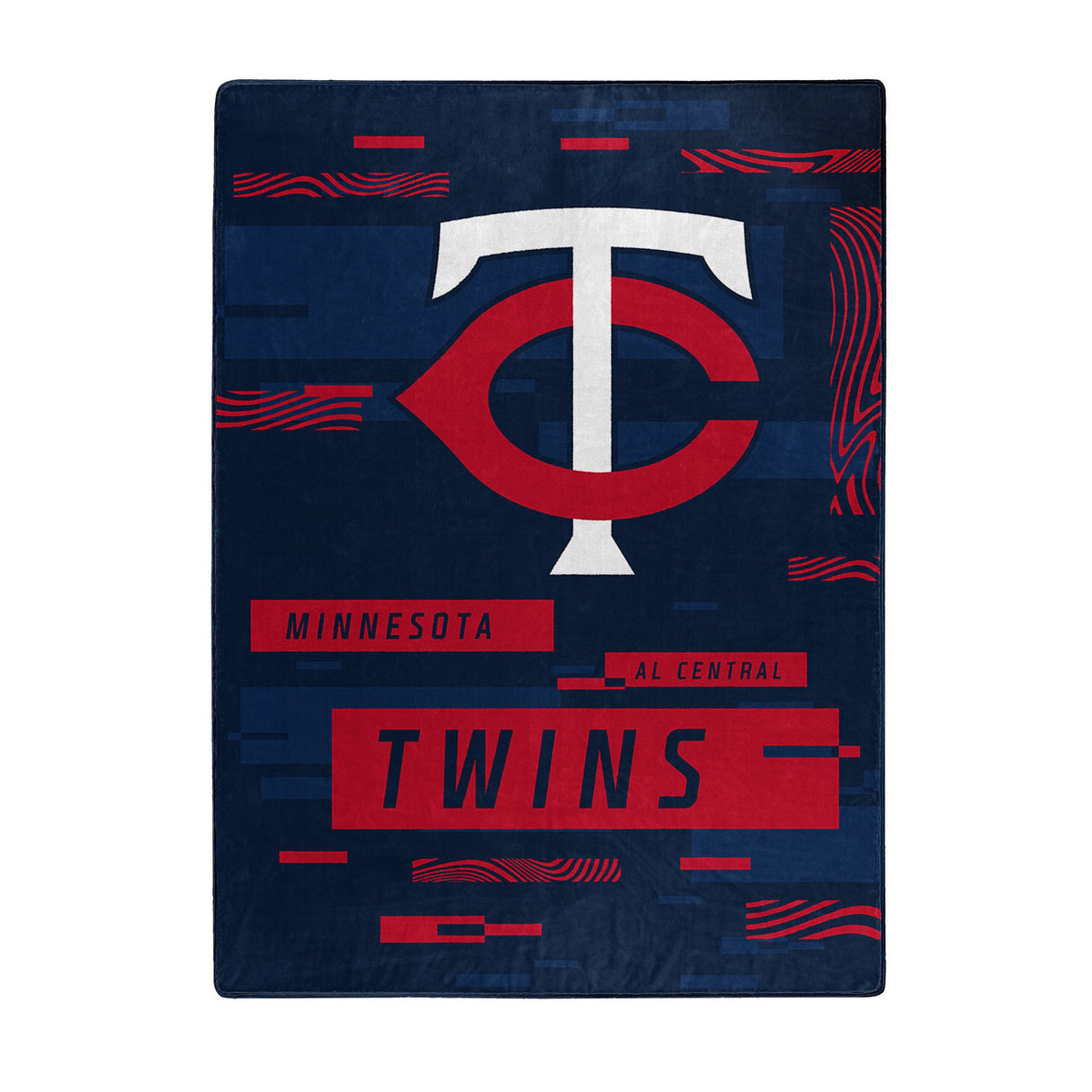 Northwest Company Minnesota Twins Raschel Digitize Design Blanket 60x80 Fan Gear MLB Minnesota Twins
