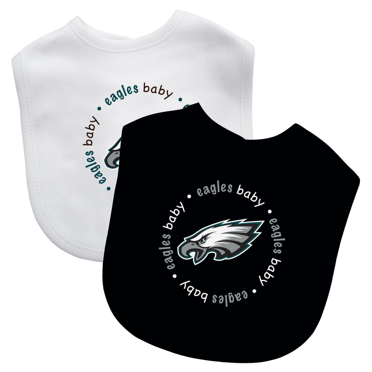 Masterpieces Puzzle Company Philadelphia Eagles 2 Pack Baby Bib Fan Gear NFL Philadelphia Eagles