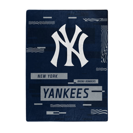 Northwest Company New York Yankees Raschel Digitize Design Blanket 60x80 Fan Gear MLB New York Yankees