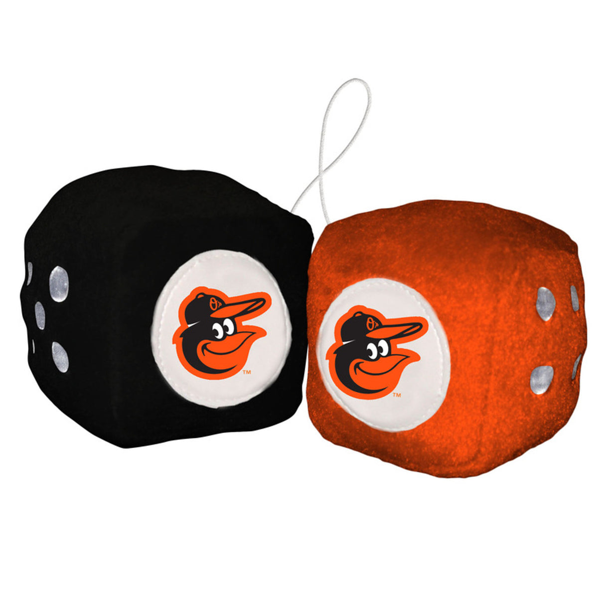 Fremont Die Baltimore Orioles Fuzzy Dice Fan Gear MLB Baltimore Orioles