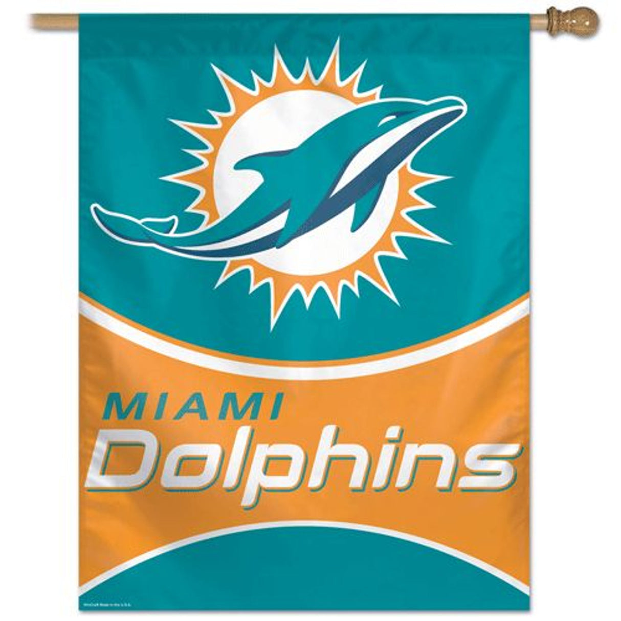 Wincraft Miami Dolphins Banner 28x40 Fan Gear NFL Miami Dolphins