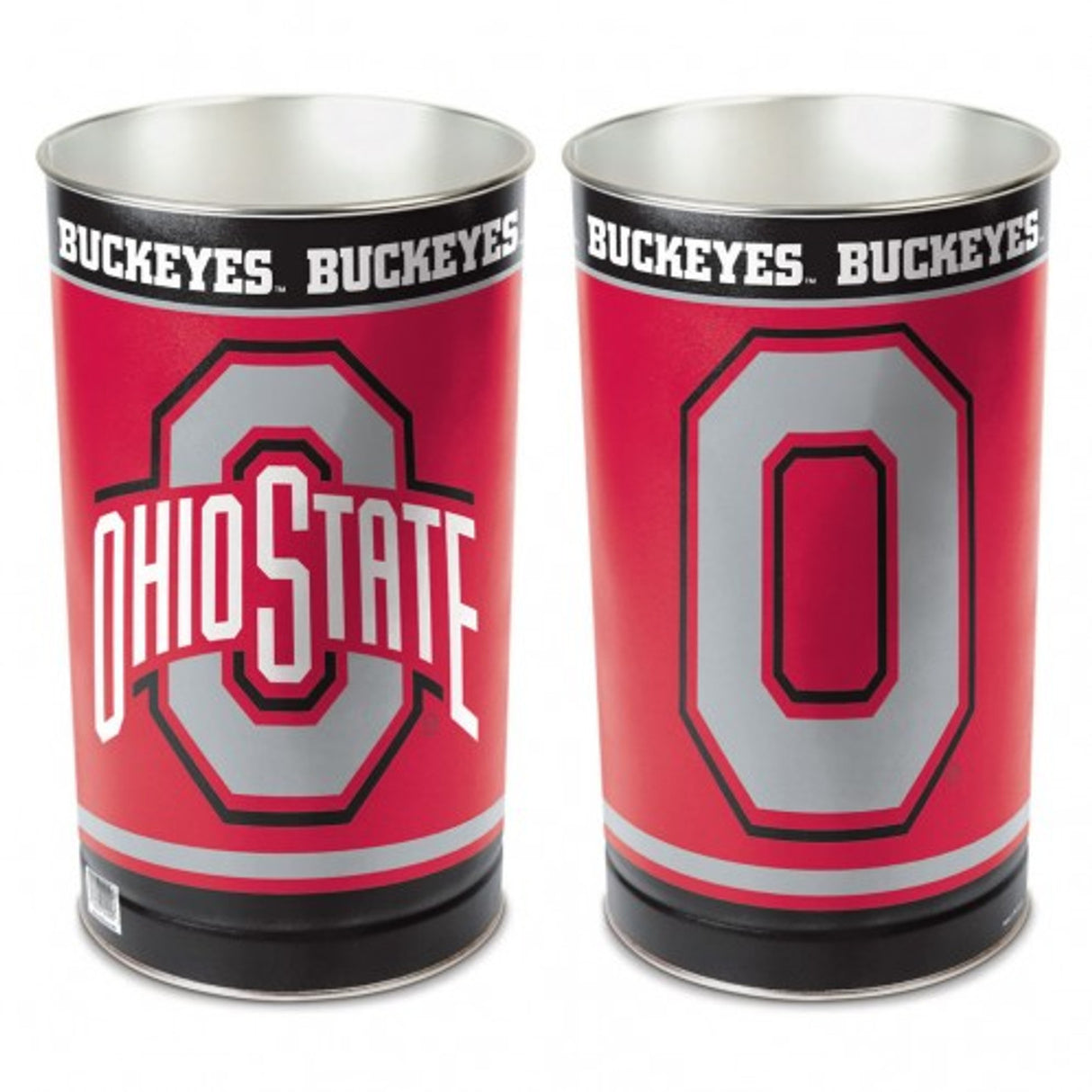 Wincraft Ohio State Buckeyes Block O Design 15 Inch Wastebasket Fan Gear NCAA Ohio State Buckeyes