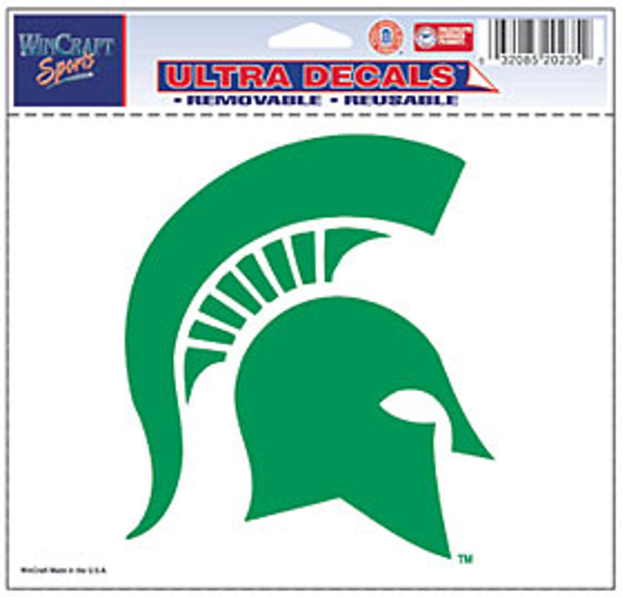 Wincraft Michigan State Spartans Color Ultra Decal 5x6 Fan Gear NCAA Michigan State Spartans