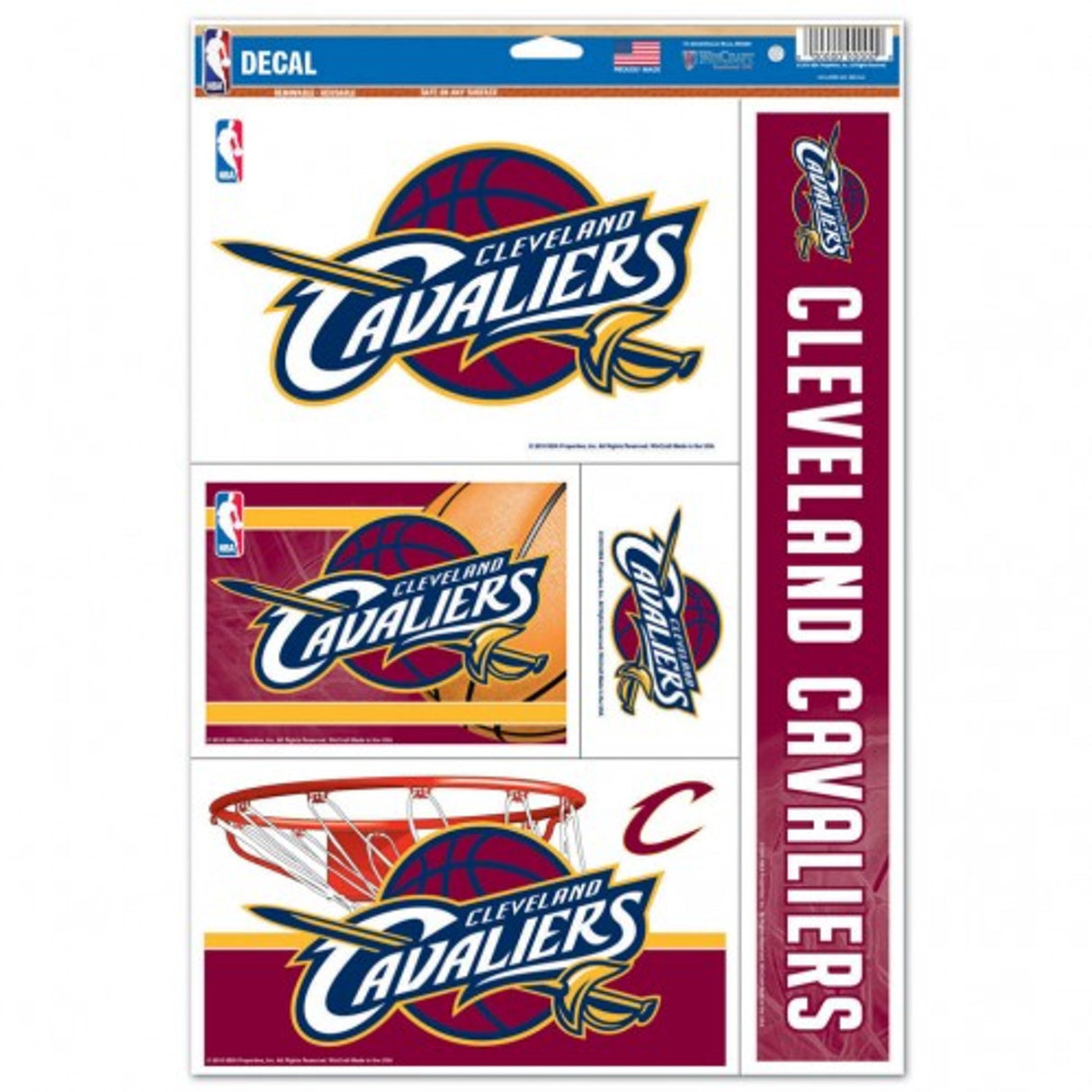 Wincraft Cleveland Cavaliers Ultra Decal 11x17 - Special Order Fan Gear NBA Cleveland Cavaliers